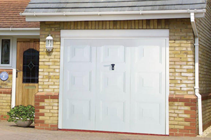 garage door manual white